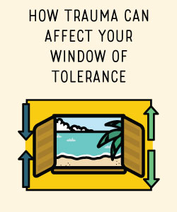How Trauma Can Affect Your Window of Tolerance Infographic